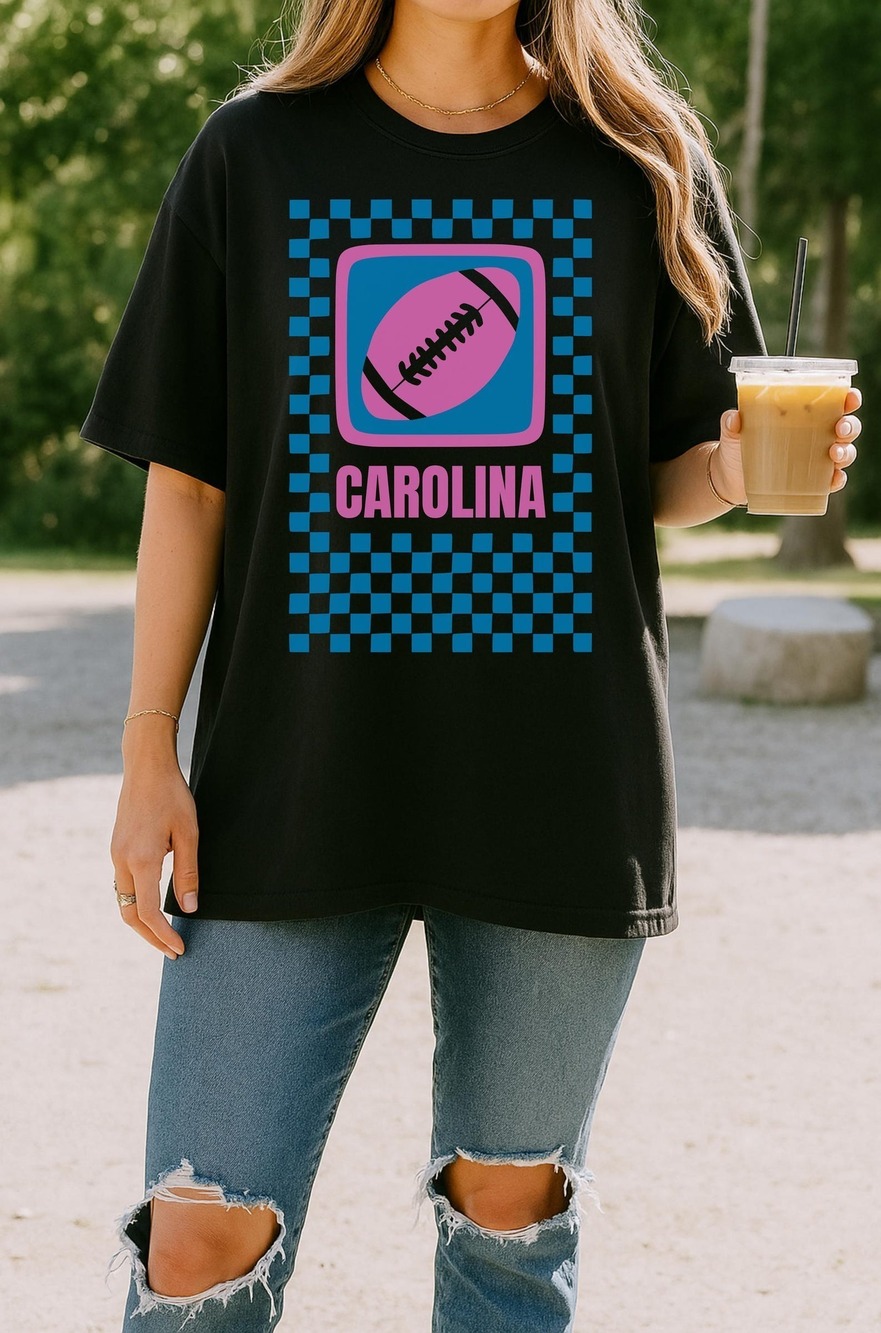 Carolina Football Shirt Retro Game Day Tee